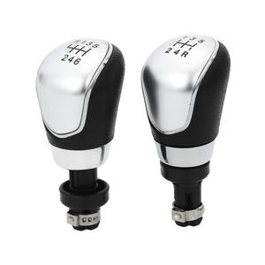 Pommeau de levier de vitesse en cuir argenté, 5 ou 6 vitesses, transmission manuelle, pour Ford Focus, conception ergonomique - Product Image 3