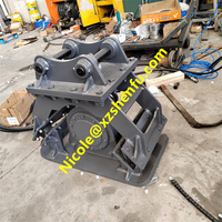 Attachements d'excavatrice de compacteur hydraulique de plat vibrant