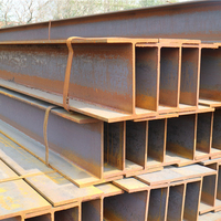 Acier structurel laminé à chaud SS400 Q235B, poutre en H, poutre en I, 100-350 mm, ASTM, pour la construction de bâtiments commerciaux
