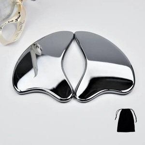 Khỏe mạnh năng lượng độc đáo đá terahertz gua SHA massage mặt công cụ cho cơ thể cánh thiết kế giảm đau trên khuôn mặt - Product Image 3