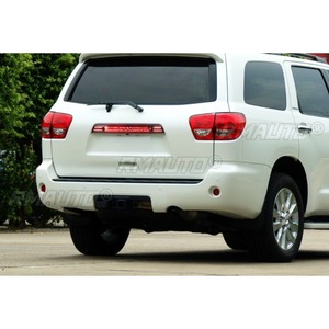 ไฟเบรกหลังแบบเจาะแผ่นสำหรับ Toyota Sequoia ปี 2007-2019 ไฟท้ายตกแต่ง อุปกรณ์ตกแต่งรถยนต์ - Product Image 3