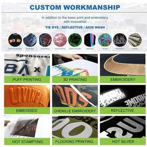 Unisex Overs ize Custom Print Hoodie Kostenlose Probe Druck Stickerei Hoodies Custom Design - Product Image 3