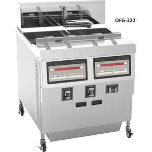 Friggitrice a Gas/doppia friggitrice commerciale/friggitrice per patatine fritte olandesi OFG-322