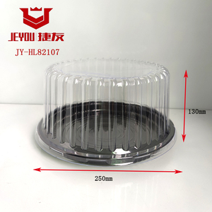 JY-82107 hl11cm vàng bánh Đóng gói hộp lấy đi đầy màu sắc dùng một lần <span class=keywords><strong>Sushi</strong></span> container với nắp rõ ràng - Product Image 5