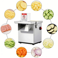 Geluidsarme commerciële voedselsnijmachine Henan met motor voor open keukens, fine dining, aardappelen, groenten, bakkerijen, fruitverwerkingsbedrijven