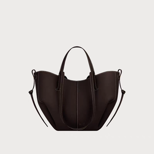 Sac à bandoulière <span class=keywords><strong>de</strong></span> luxe en cuir vintage pour femme, motif lettres, grand design aile, fourre-tout simple et tendance, résistant à l'<span class=keywords><strong>eau</strong></span> - Product Image 4