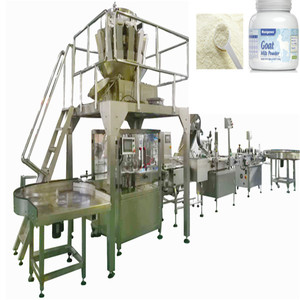 Máquina Automática para Fabricar Latas Redondas Pequeñas de Leche en Polvo, Línea de Producción con Motor y Engranajes de Acero Inoxidable 304, Llenado de Dos Etapas - Product Image 1