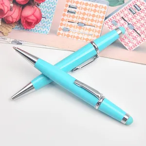 Mini bolígrafos a granel <span class=keywords><strong>pequeño</strong></span> Bolígrafo De Metal con cabezal de aguja para hotel logotipo personalizado Color Twist Pen - Product Image 4
