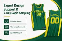 Ensemble d'uniformes de basketball personnalisés pour adolescents – Maillot de basketball vert et jaune par sublimation pour équipes de jeunes, vente en gros pour clubs juniors
