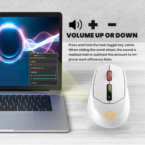 Chuột không dây 2.4 GHz giá xuất xưởng, chuột chơi game sạc lại, thiết kế công thái học, chuột dọc, dùng cho máy tính xách tay, máy tính để bàn, văn phòng - Product Image 2