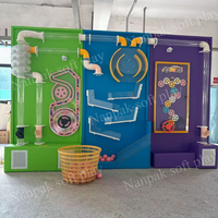 Équipement de terrain de jeu intérieur lumineux OEM Pit Ball sensoriel pour enfants Jeu éducatif Jeux muraux interactifs légers pour café centre commercial école