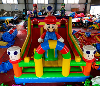 Parc de jeux gonflables commercial, trampoline à thème, aire de jeux extérieure, parcours d'obstacles d'aventure, jeux d'amusement, château gonflable