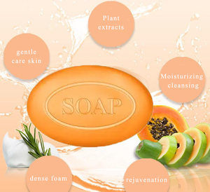 Private Label prezzo all'ingrosso sbiancante biologico pulizia profonda Papaya sapone idratante - Product Image 2