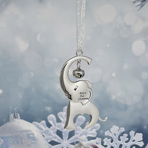 Ornamento di <span class=keywords><strong>Natale</strong></span> con campana d'argento Ornamento di <span class=keywords><strong>Natale</strong></span> del bambino nuovo bambino ricordo d'argento - Product Image 4