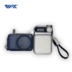 Nouvelle batterie externe <span class=keywords><strong>portable</strong></span> Mecha Wind AC Plug Charger 10000mAh grande capacité, charge rapide PD22.5W, écran LCD, charge sans fil avec câbles - Product Image 3