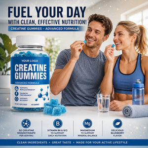 Bonbons à la créatine monohydrate - Complément sportif pour adultes pour l'endurance, la force et la croissance musculaire - 60 bonbons - Product Image 2