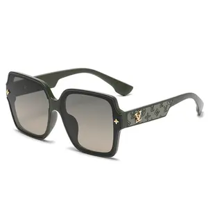 Sonnenbrille 2024 Herren Damen Luxus-Sonnenbrille Viereckig trendig Großhandel Sonnenbrille Sonnenbrille