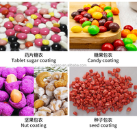 Machine automatique de recouvrement de bonbons au caramel et aux noix de 3-5 kg, machine de pulvérisation de sucre pour fèves de chocolat