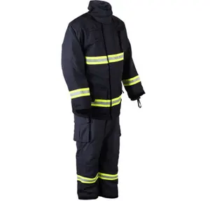Hot sale aramid fighting jacket fire fighting suit for fireman flame retardant firefighting clothing