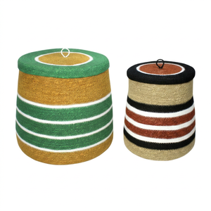 Multicolor Seagrass <b>Basket</b> For <b>Toys</b> , Decor and <b>Storage</b> Purpose New Trending Design of <b>Basket</b> - Product Image 1