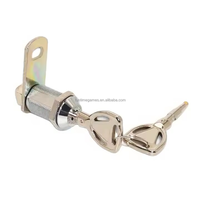 Serrure à came en forme de T 17 et 27 mm, cylindre mécanique long en alliage de zinc pour console de porte de machine de jeu de pêche, garantie 1 an
