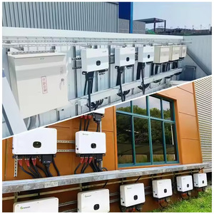 Inversor solar trifásico Growatt de alta eficiencia CC/CA para uso residencial y comercial - Product Image 2