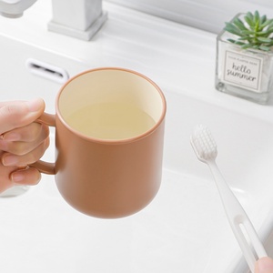 <b>Plastic</b> Cup Convenient Bath Toilet Supplies for Mouthwash Toothbrush Holder Reusable Gargle Cups Bulk Unbreakable Coffee <b>Tea</b> Cup - Product Image 6