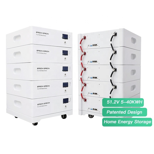 51.2V Stackable Lifepo4 Energy Storage Battery 200Ah 100Ah 51.2V 200Ah 10Kw 48V Lifepo4 Akku Battery Pack With Smart Bms