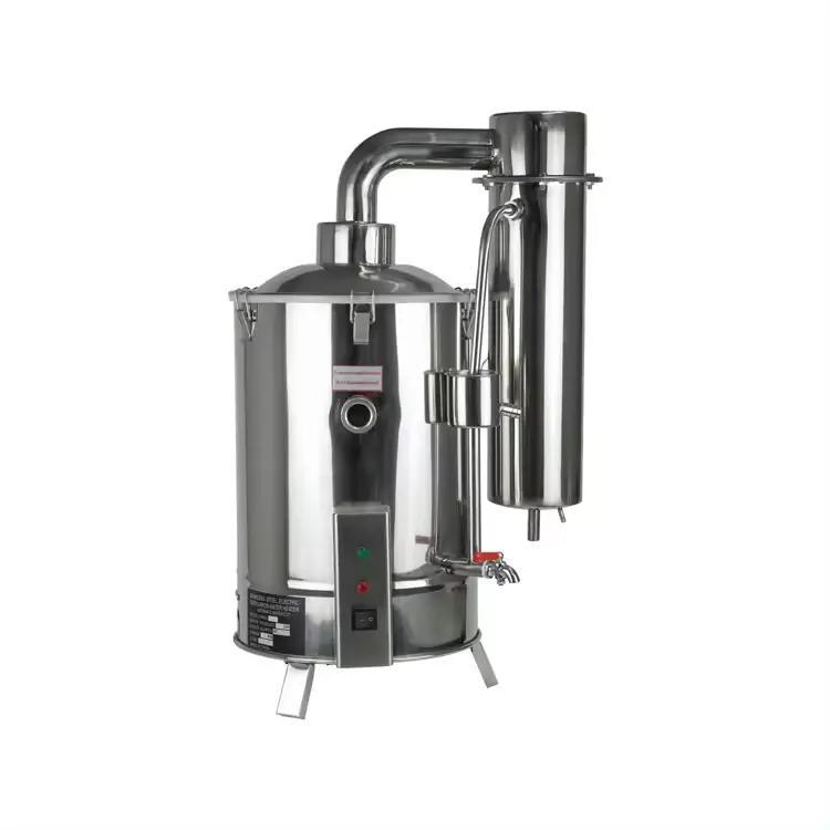 Distillateur d'eau automatique à chauffage électrique en acier inoxydable 20L/H