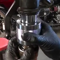 WZAUTO Ensemble d'outils de pilote de fourche de moto Accessoires de moto Portable réglable avec boîte pour motos Dirt Bikes
