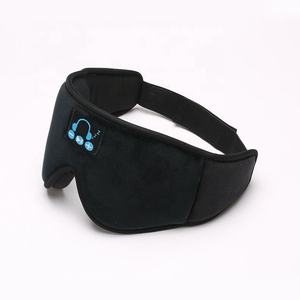 Nieuwste 5.0 Muziek 3d Slaap Oogmasker Hoofdtelefoon Hoofdband Draadloze Slaap Reizen Aangepaste Blinddoek - Product Image 3