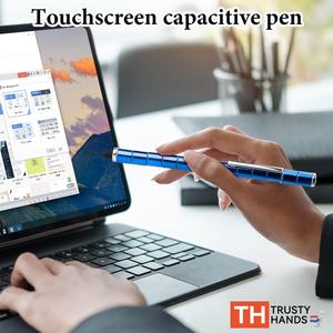 Pena Fidget magnetik gaya biru Royal Multi Warna Logo kustom dan paket hadiah mainan Magnet ukuran sedang multifungsi - Product Image 5