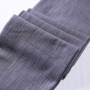 ผ้าหุ้มเฟอร์นิเจอร์โซฟา ทอแบบด็อบบี้ ลายผ้าลินินเทียม สีเทาเข้ม ย้อมเส้นด้าย 100% โพลีเอสเตอร์ ขายดีจากโรงงานในจีน - Product Image 2