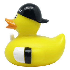 Vịt bạn cao su vịt ngón giữa nhựa đồ chơi bồn tắm đua Ducky số lượng lớn bồn tắm Squeaky Bath Bath đồ chơi - Product Image 4