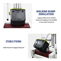 Testeur d'abrasion pour bagages, machine de simulation de conditions routières pour valises, équipement d'essai d'abrasion des roues de bagages