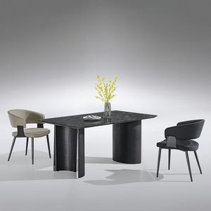 <span class=keywords><strong>Petite</strong></span> réception minimaliste pour <span class=keywords><strong>2</strong></span> <span class=keywords><strong>personnes</strong></span> Bibliothèque de bureau en pierre frittée <span class=keywords><strong>Table</strong></span> de mise en place rectangulaire de l'équipe de démarrage - Product Image 3