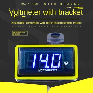 <span class=keywords><strong>Display</strong></span> digitale voltmetro 12V con staffa <span class=keywords><strong>per</strong></span> <span class=keywords><strong>auto</strong></span> e moto nuova condizione telaio rilevatore di tensione <span class=keywords><strong>per</strong></span> veicoli - Product Image 4