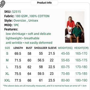 Impression DTG à la demande sur t-shirt pour homme, 100% coton, t-shirt uni, 180 g/m², léger, POD et coupe et couture, style streetwear, coupe ample - Product Image 2