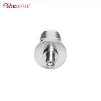 Adaptateur coaxial N vers SMA 50 ohms, connecteur RF coaxial N femelle scellé pour panneau avec écrous vers SMA femelle, en stock