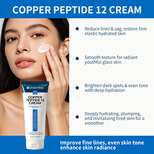 Crème Visage Quotidienne Hydratante, Éclaircissante et Raffermissante Anti-rides OEM ODM au Peptide de Cuivre Bleu GHK-Cu - Product Image 4