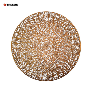 Factory PVC Dining Mat Insulation Mat Hotel Restaurant Non slip Coffee Cup Mat Desk Pad Placemats <b>Coasters</b> - Product Image 5