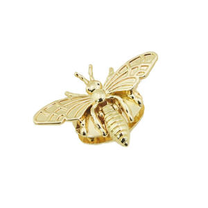 女性のハンドバッグハードウェアアクセサリー動物の形のロックバッグの装飾のための金属の小さな蜂のロック - Product Image 5