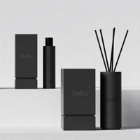 Diffuseur de parfum artisanal en céramique C&H, bouteille décorative pour diffuseur d'arômes, conteneur décoratif pour la maison
