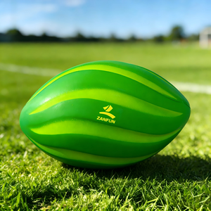 Balón de Rugby de Espuma PU Personalizado ZANFUN, Balón de Fútbol Espiral de Alta Densidad, Balones Suaves para Niños, Entrenamiento Deportivo en Interiores y Exteriores - Product Image 3