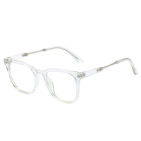Lunettes PC de haute qualité pour hommes et femmes, lunettes de prescription, lunettes carrées léopard, anti-lumière bleue, hypermétropie, lunettes avec embouts