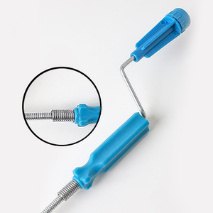 Strumento per Sbloccare <span class=keywords><strong>Scarichi</strong></span> di <span class=keywords><strong>Lavandini</strong></span> <span class=keywords><strong>e</strong></span> Vasche da Bagno, Pulitore a Molla con Due Impugnature per Capelli <span class=keywords><strong>e</strong></span> Ostruzioni - Product Image 3