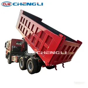 Camion benne basculante hydraulique robuste 6x4, capacité de charge 13,5t, moteur diesel 349 CV, pour le transport minier - Vente en gros - Product Image 6