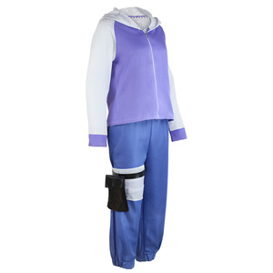 Disfraz de Hinata Hyuga, conjunto completo de disfraz de anime para niñas, material de poliéster, primavera 2022 - Product Image 3