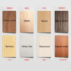 Hot Selling Recyclable NFC Wooden Card Engraved Bamboo NFC Card For Business