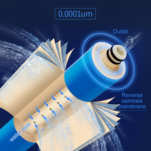 Sistema di <span class=keywords><strong>Osmosi</strong></span> <span class=keywords><strong>Inversa</strong></span> ad Alte Prestazioni Purificatore d'<span class=keywords><strong>Acqua</strong></span> a 5-7 Stadi con Pompa e Lavaggio Manuale - Product Image 2